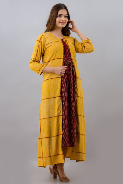 Cotton Grace Long Dress 2 Pc Set