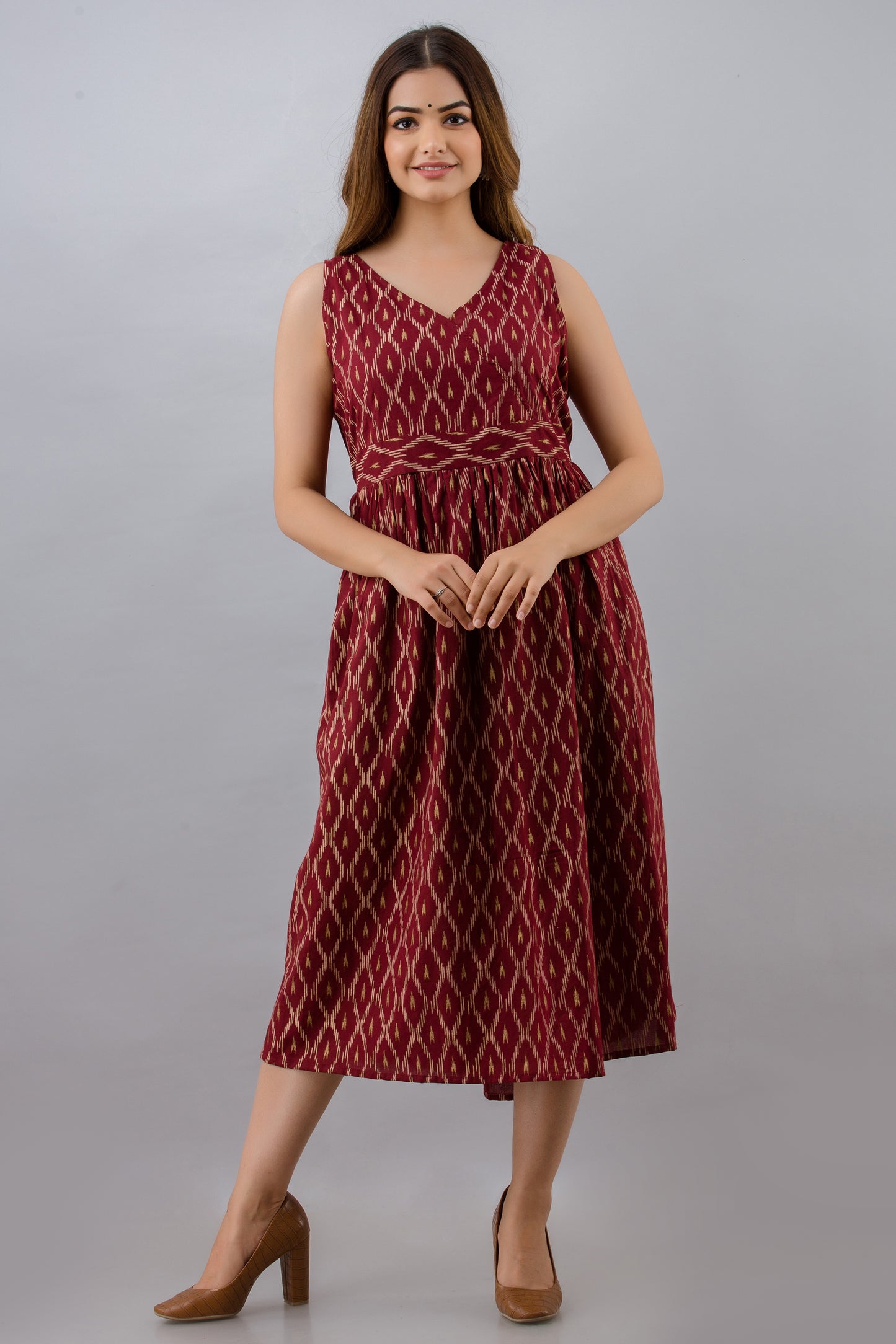 Cotton Grace Long Dress 2 Pc Set
