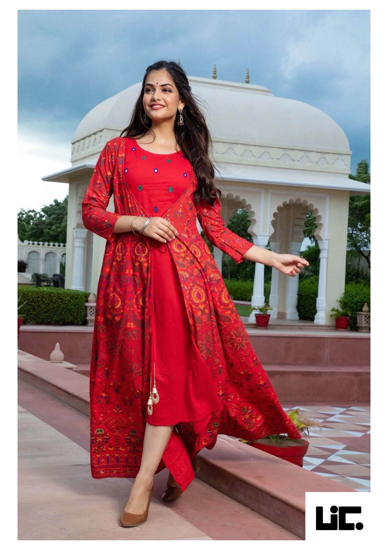 Graceful Glam Rayon Dress