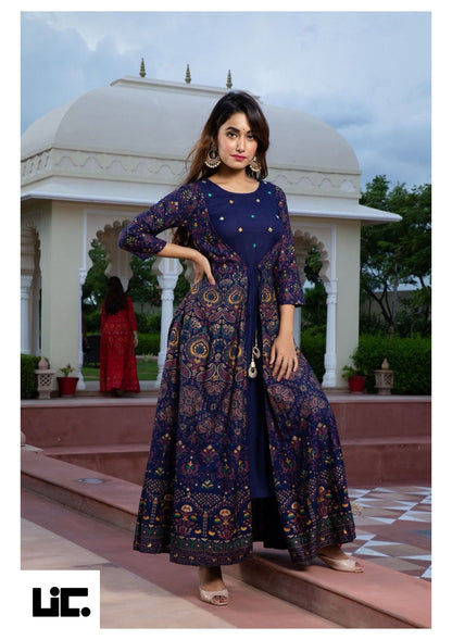 Graceful Glam Rayon Dress
