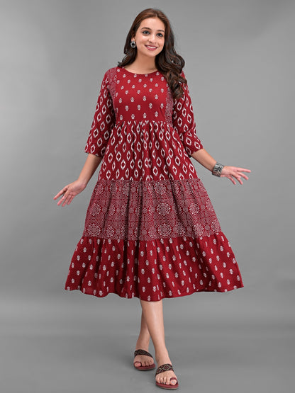 Everyday Elegance Rayon Dress - Women Clothing