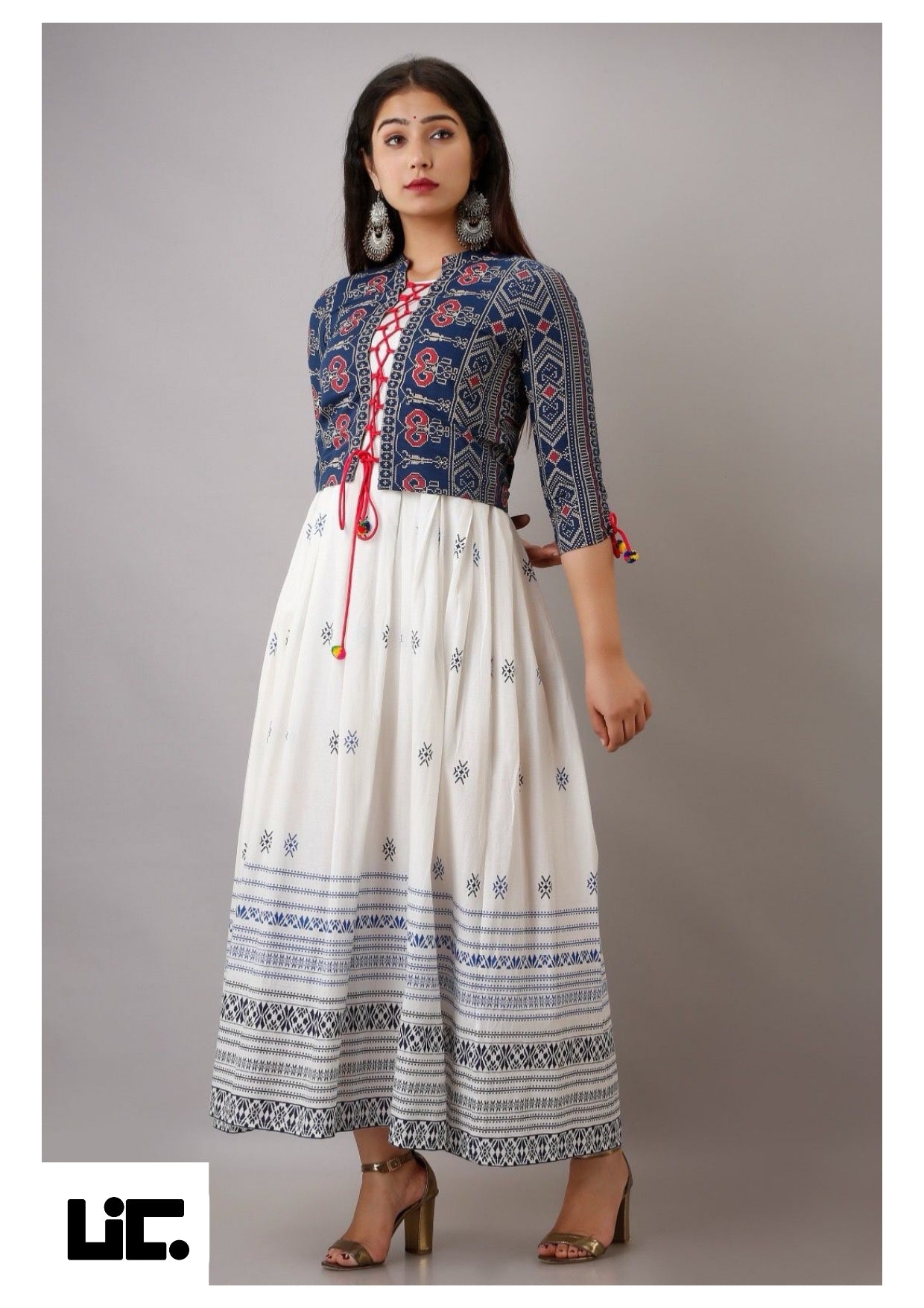 Chic Harmony Rayon Dress with Jacket - Womens Fashion