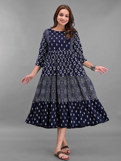 Everyday Elegance Rayon Dress - Women Clothing