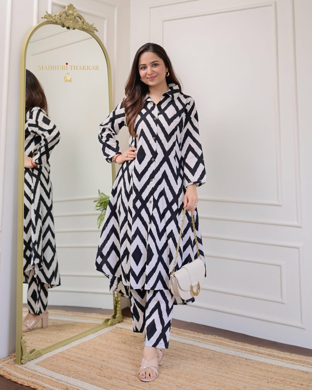 Urban Calibre Women Fashion Noir Harmony Rayon Co-ord Set