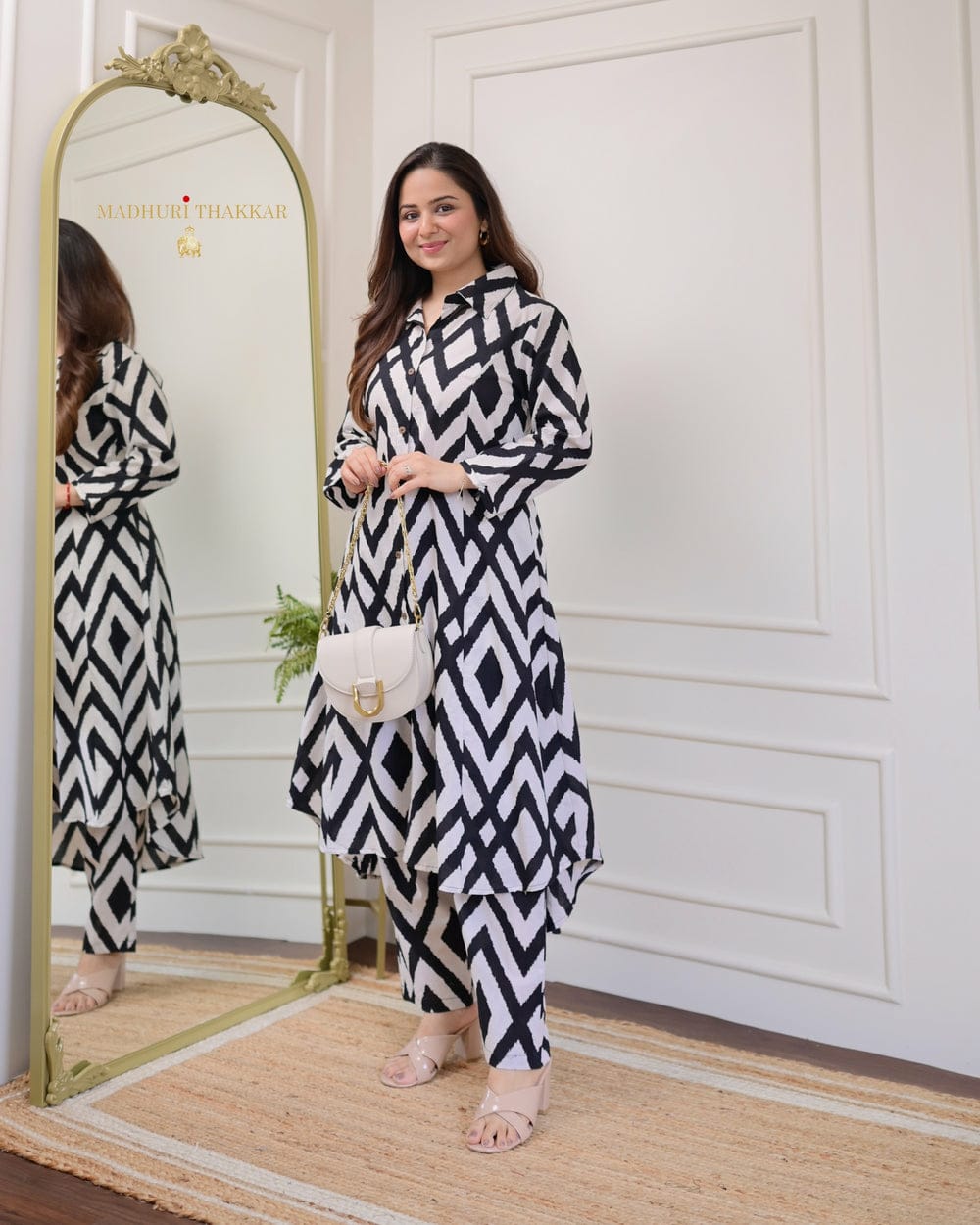 Urban Calibre Women Fashion Noir Harmony Rayon Co-ord Set