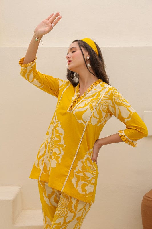 Serene Grace Women Fashion Cotton Co-ord Set
