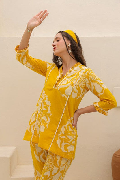 Serene Grace Women Fashion Cotton Co-ord Set