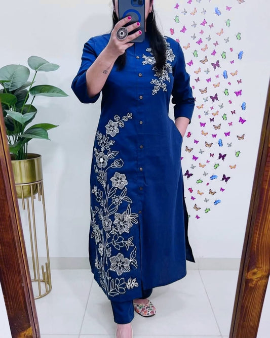 Elegance Era Women Fashion Cotton Kurti with Pant