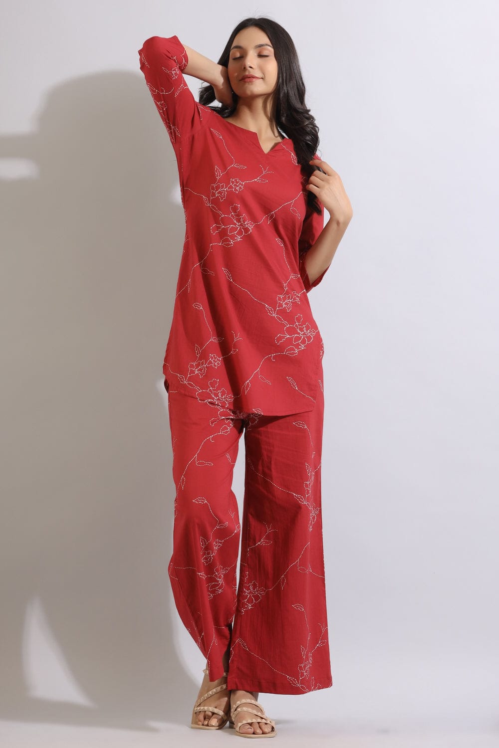 Velora Charm Women Fashion Rayon Co-ord Set