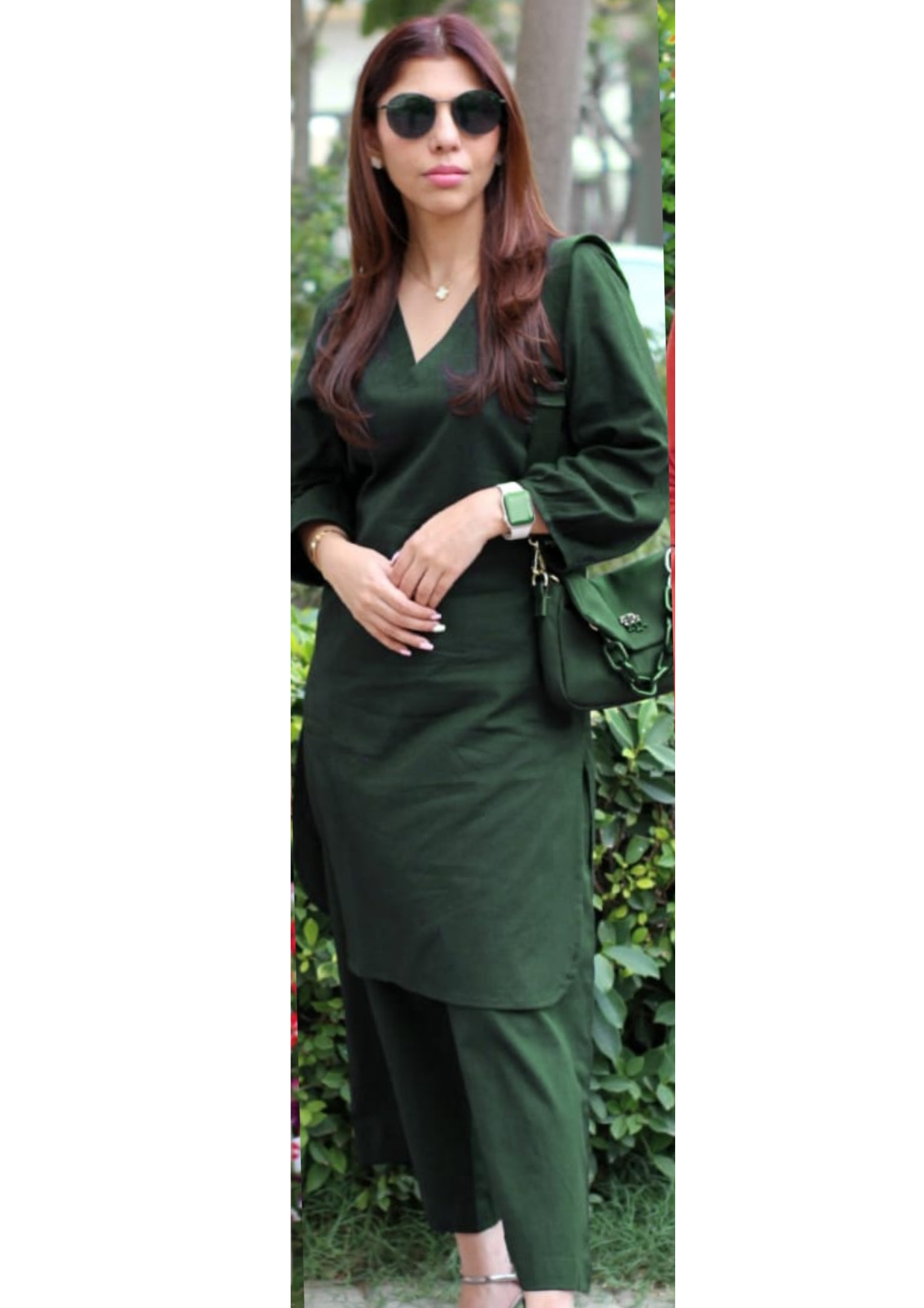 Monochrome Muse Women Clothing Cotton Slub Pant-Set