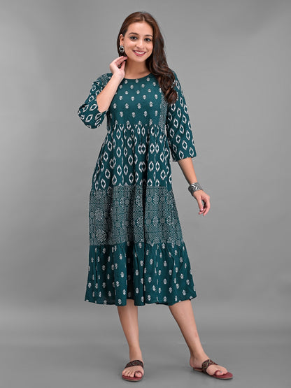 Everyday Elegance Rayon Dress