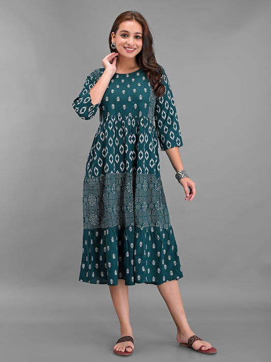 Everyday Elegance Rayon Dress