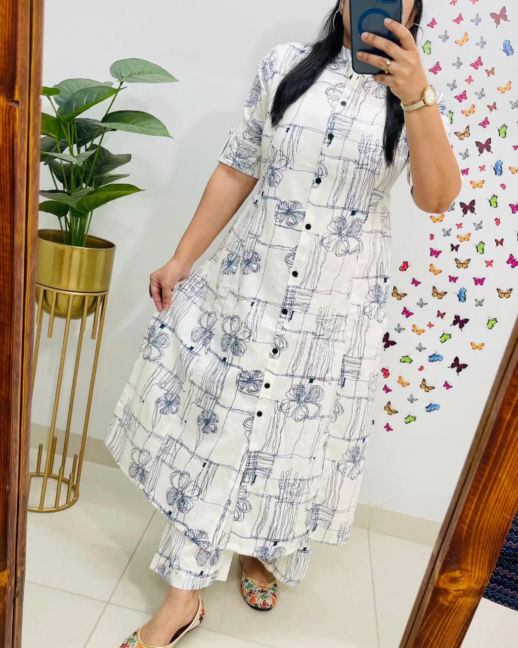 Grace Cotton Kurti with Pant – Women Clothing